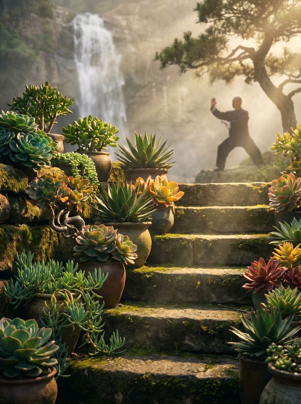 抖阴植物视频-多肉植物创意组合